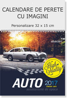 calendar de perete Auto, Masini 2022 classic cars