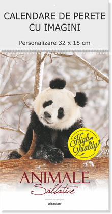calendar de perete Animale Salbatice 2026, Colectia Alsacian